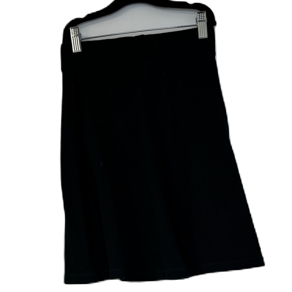 Prati Woman's sz M black midi aline skirt casual fun business work classic cozy